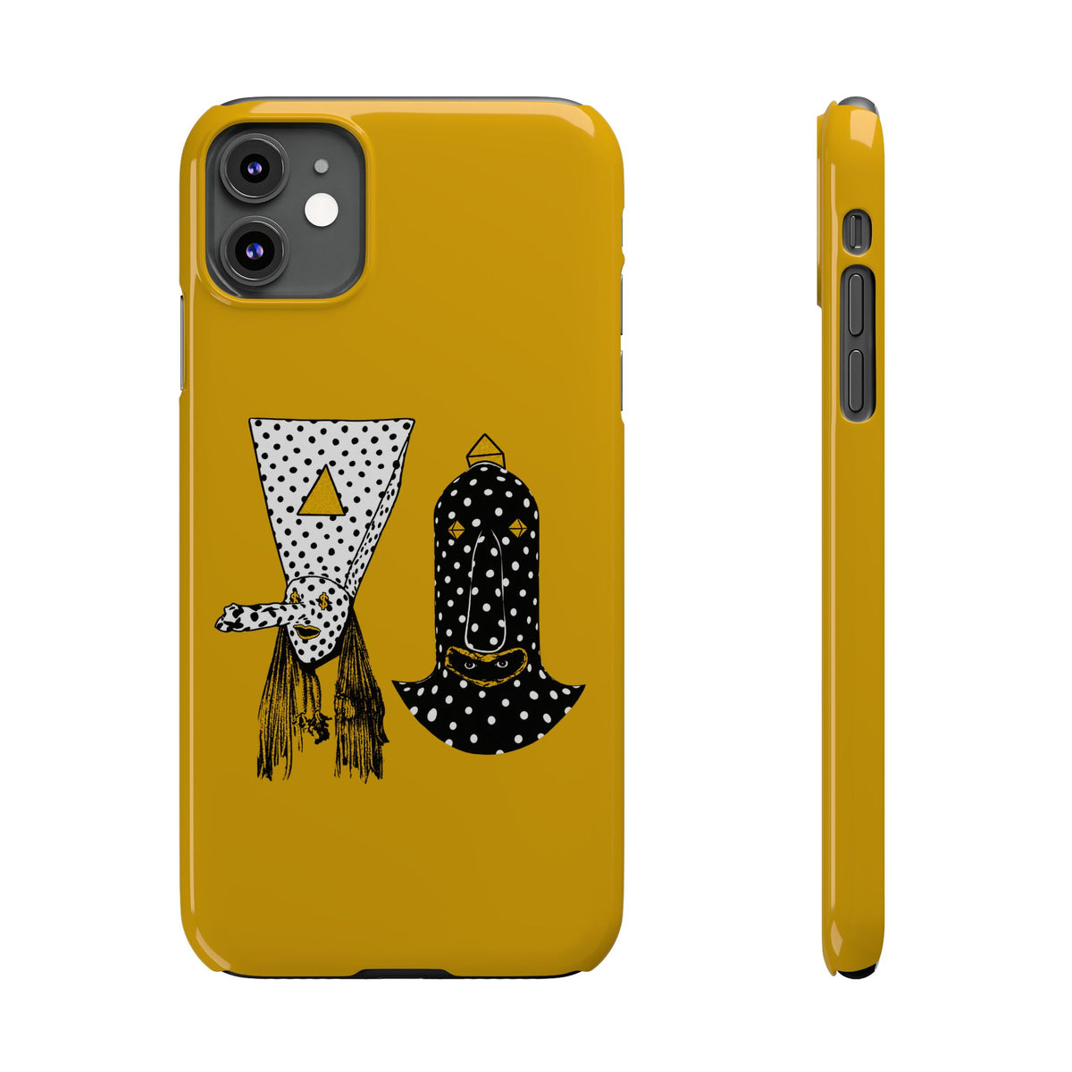 Angine de Poitrine Mustard Hamsa Slim Phone Case