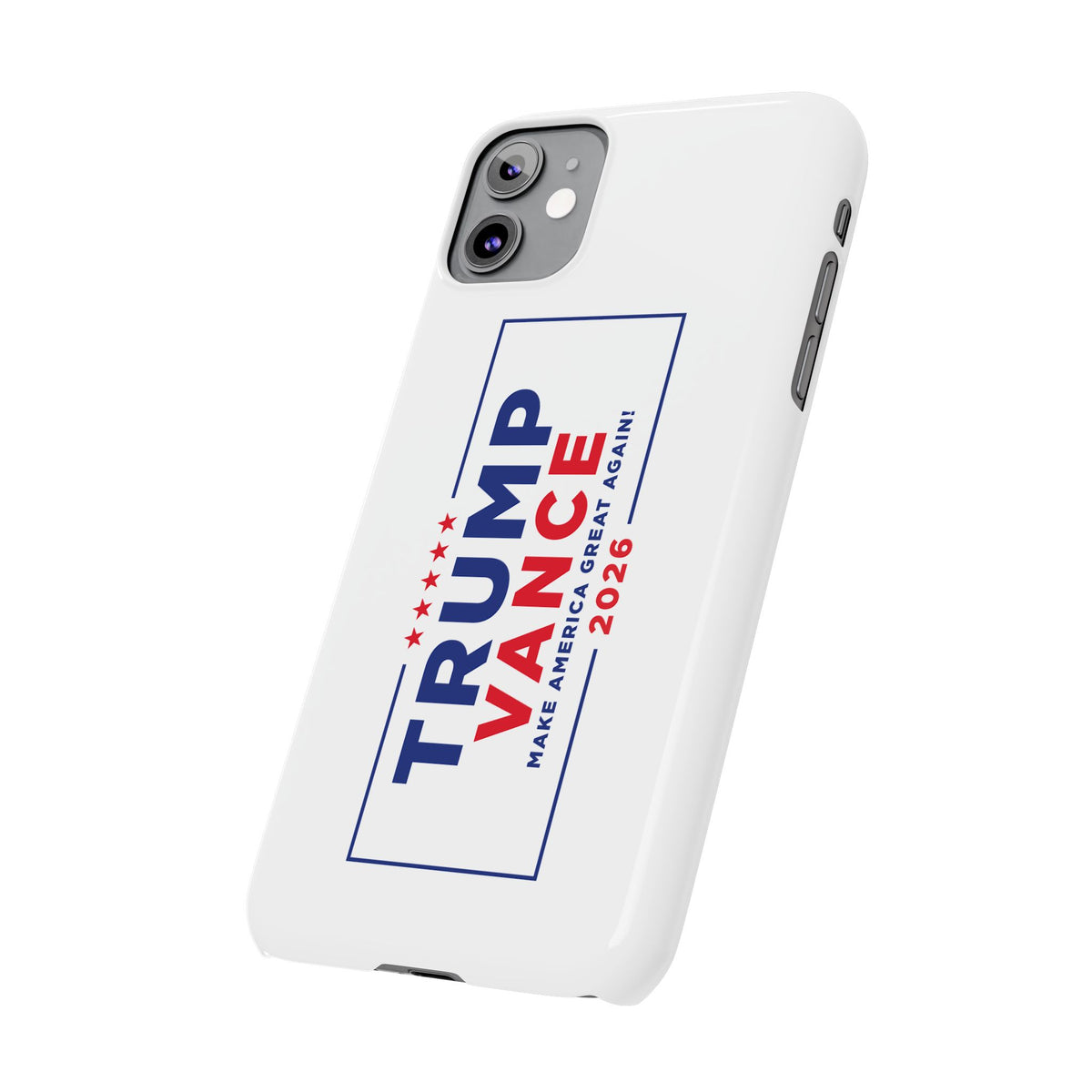 Slim Phone Case — Patriotic 2026 Vance & Donald Trump “Make America Great Again”