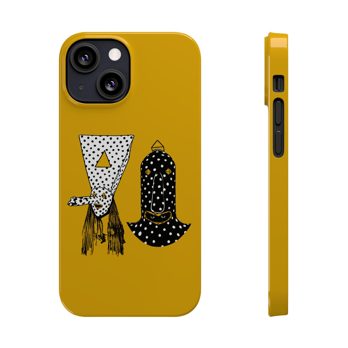 Angine de Poitrine Mustard Hamsa Slim Phone Case