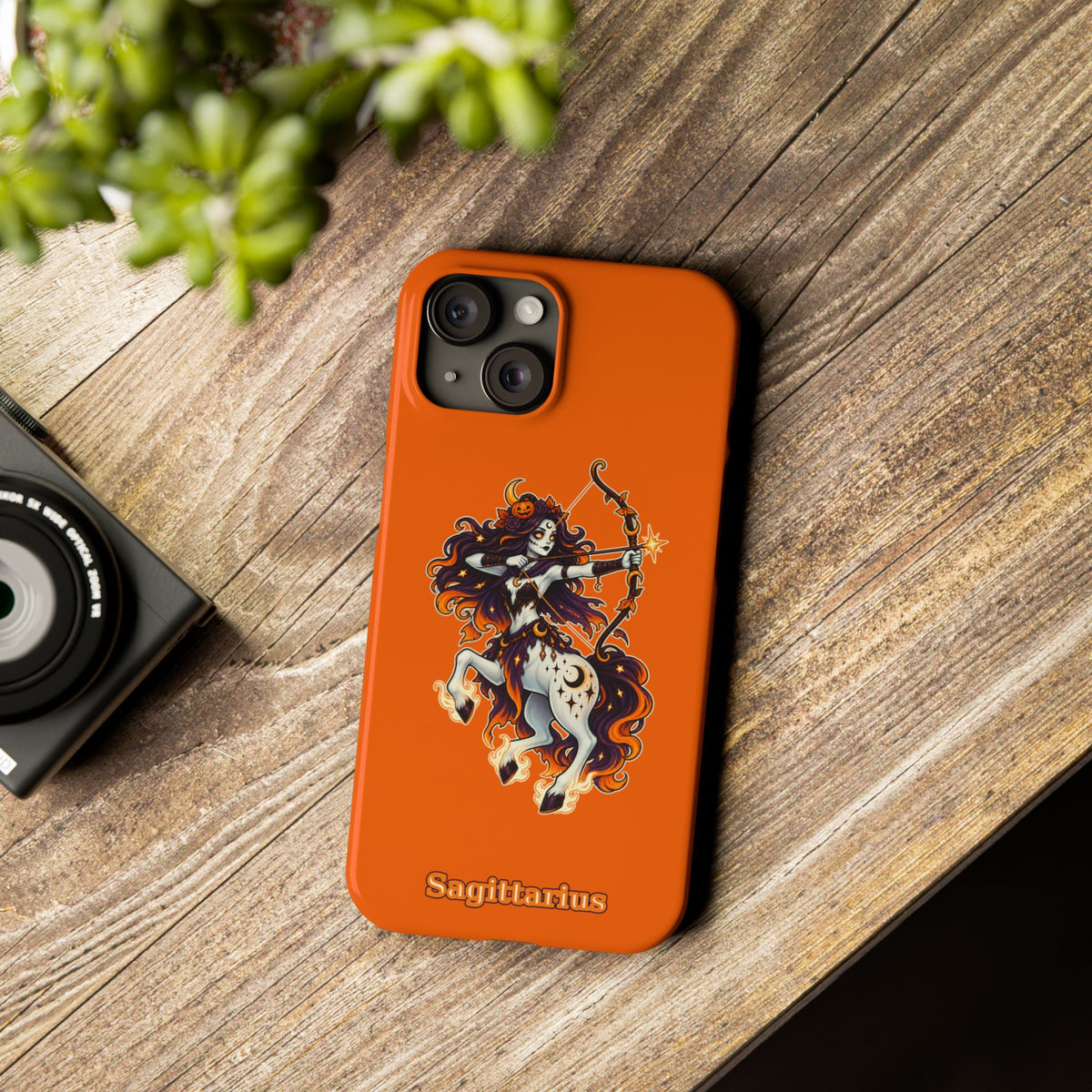 Sagittarius Centaur Slim Phone Case — Zodiac Archer Astrology Design