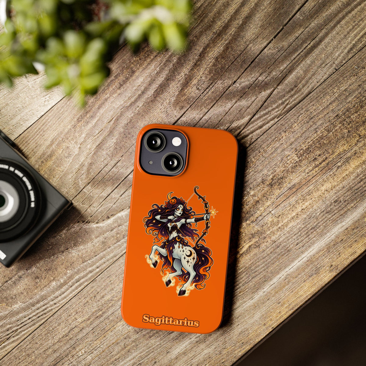 Sagittarius Centaur Slim Phone Case — Zodiac Archer Astrology Design