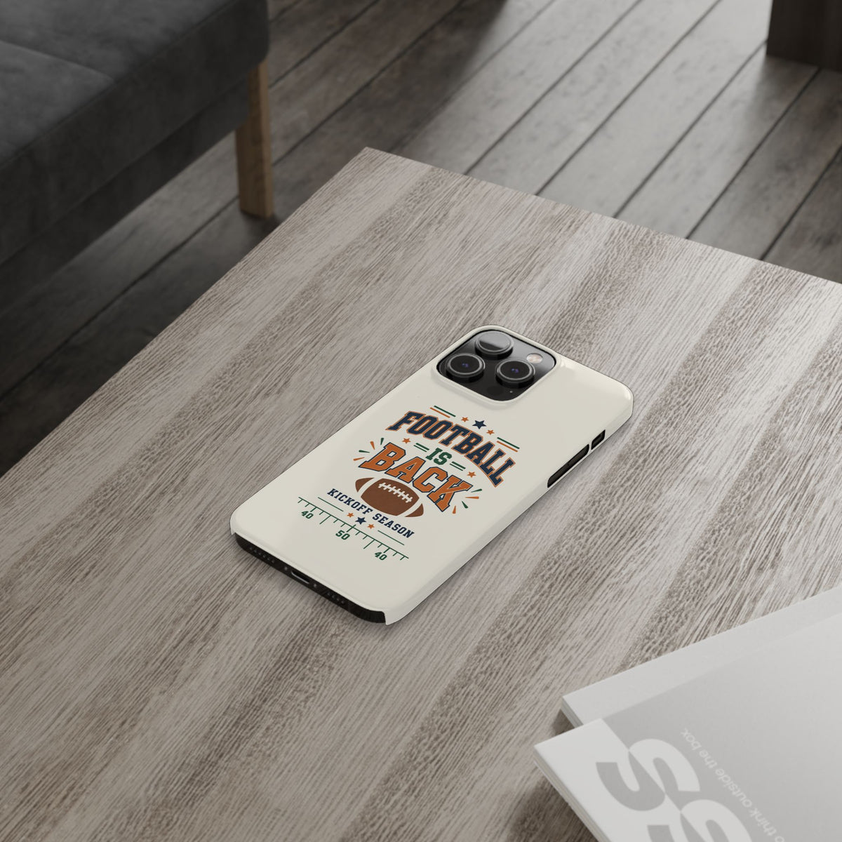 Football Is Back Slim Phone Case — NFL Kickoff Season Protective Cover