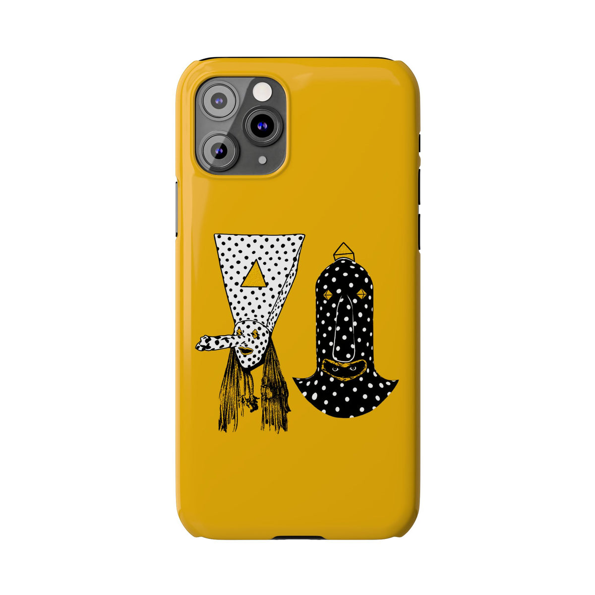 Angine de Poitrine Mustard Hamsa Slim Phone Case