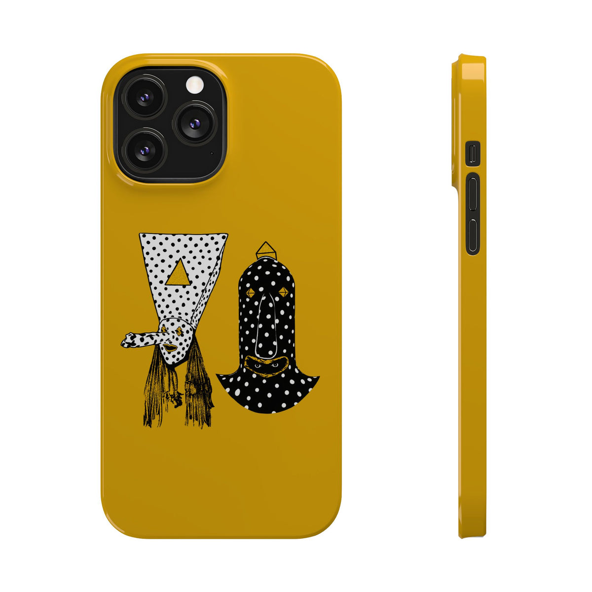 Angine de Poitrine Mustard Hamsa Slim Phone Case