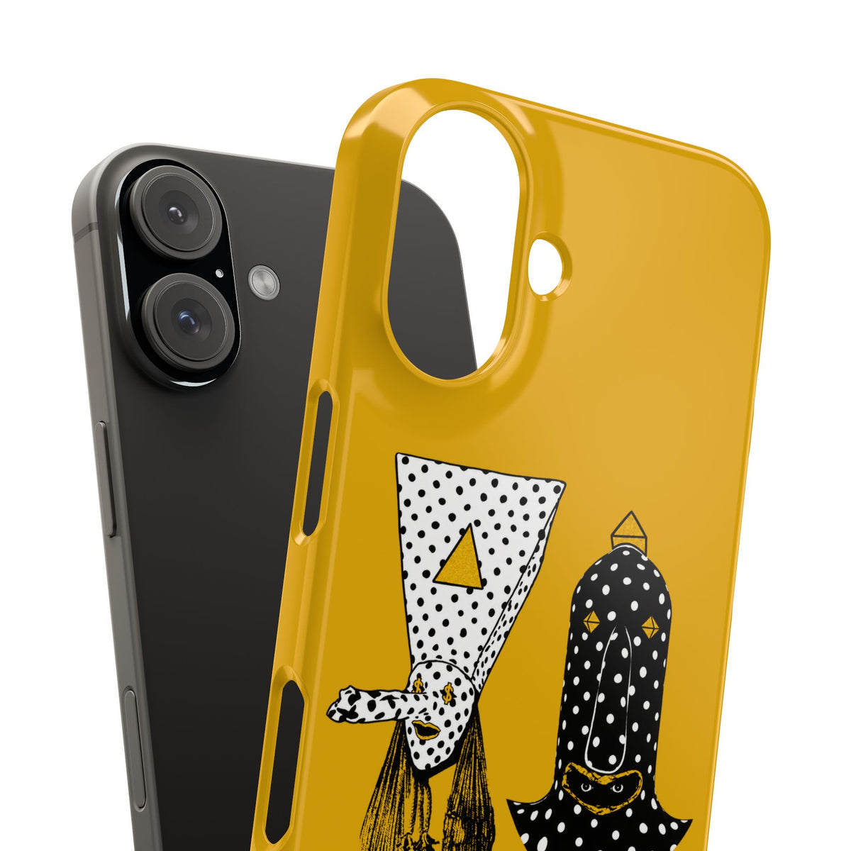 Angine de Poitrine Mustard Hamsa Slim Phone Case