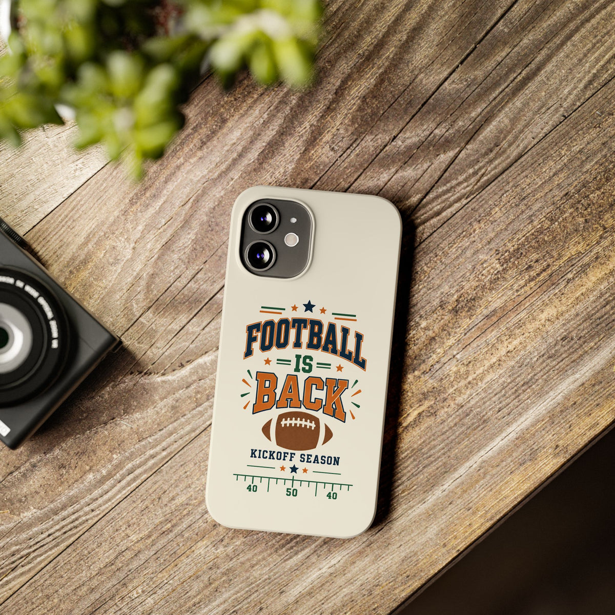 Football Is Back Slim Phone Case — NFL Kickoff Season Protective Cover