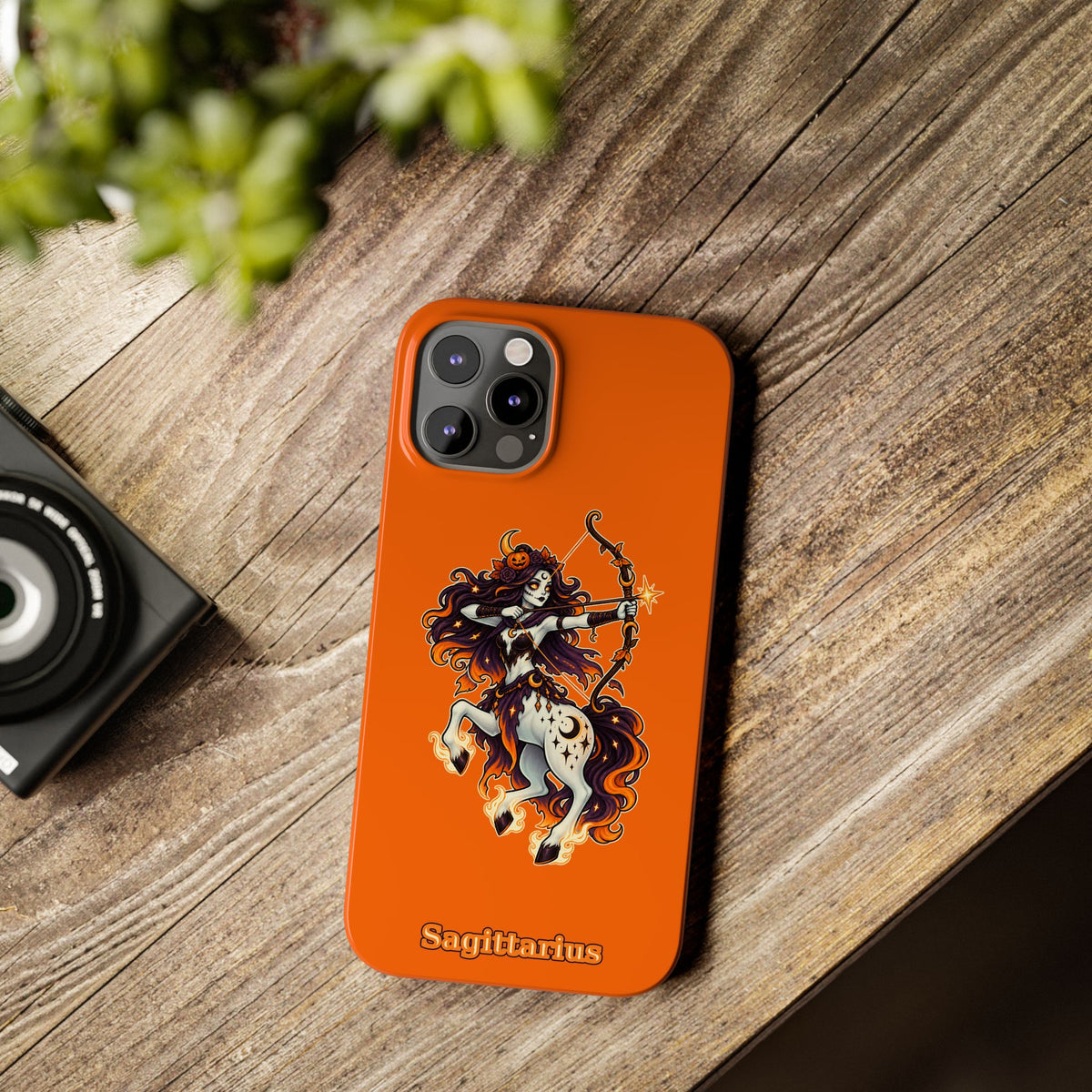 Sagittarius Centaur Slim Phone Case — Zodiac Archer Astrology Design