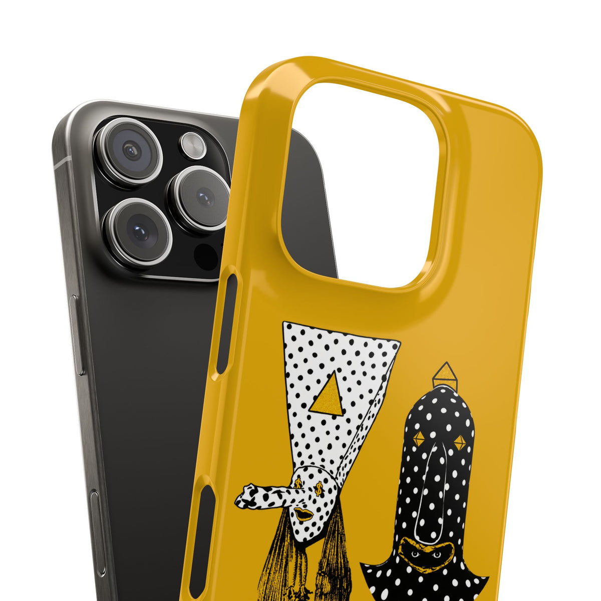 Angine de Poitrine Mustard Hamsa Slim Phone Case