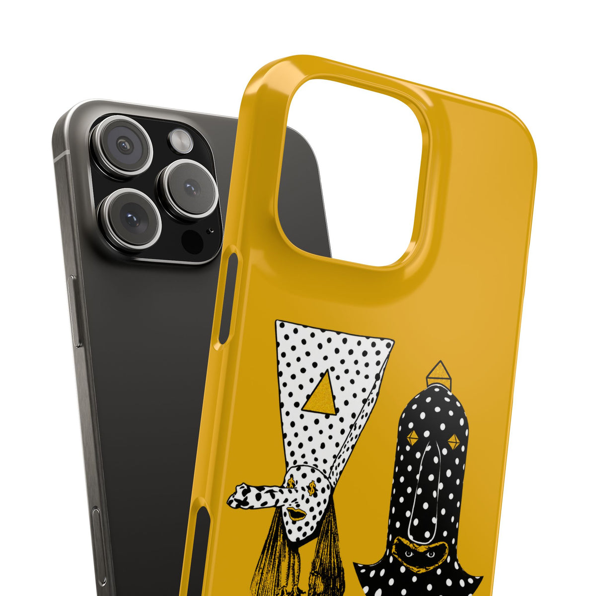 Angine de Poitrine Mustard Hamsa Slim Phone Case