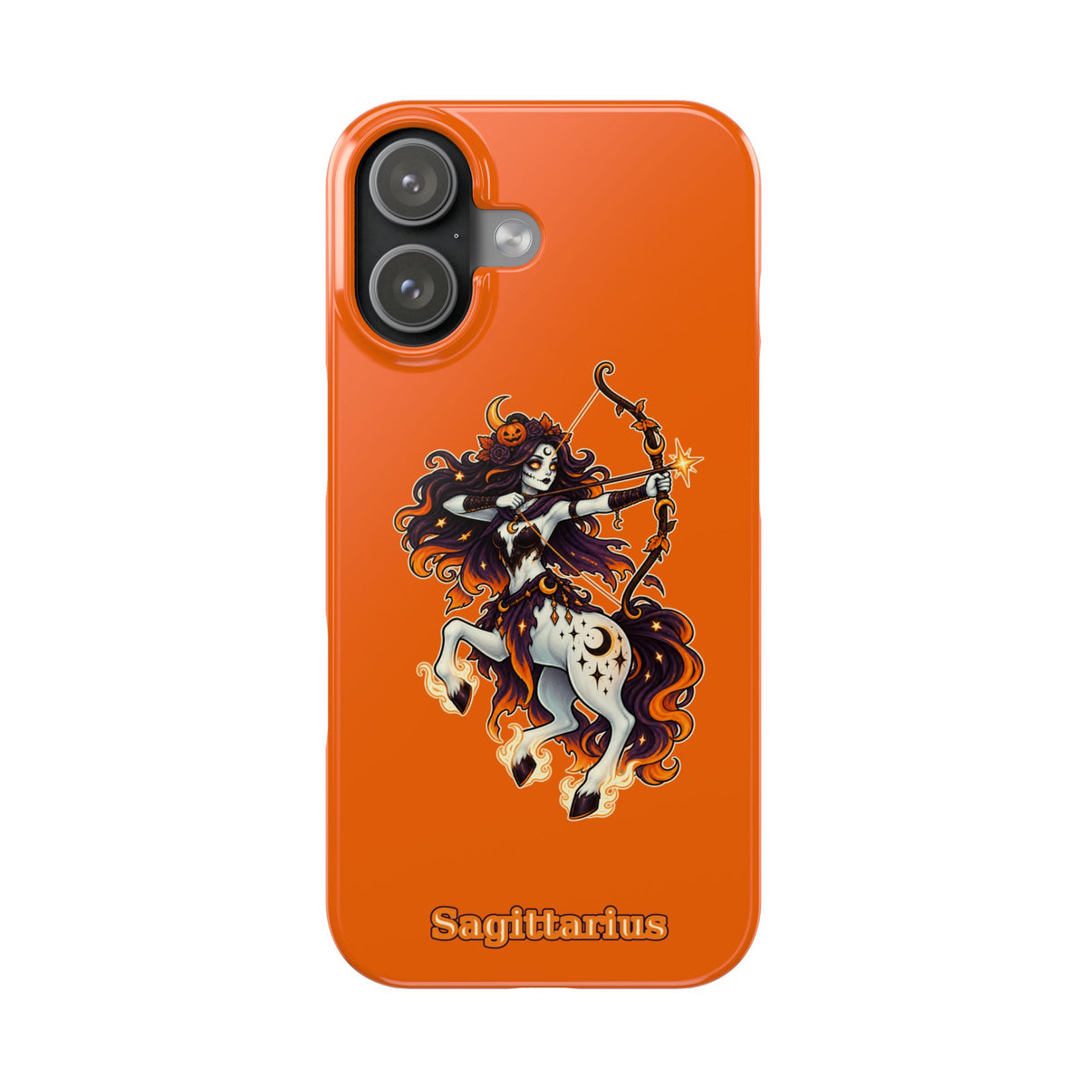 Sagittarius Centaur Slim Phone Case — Zodiac Archer Astrology Design