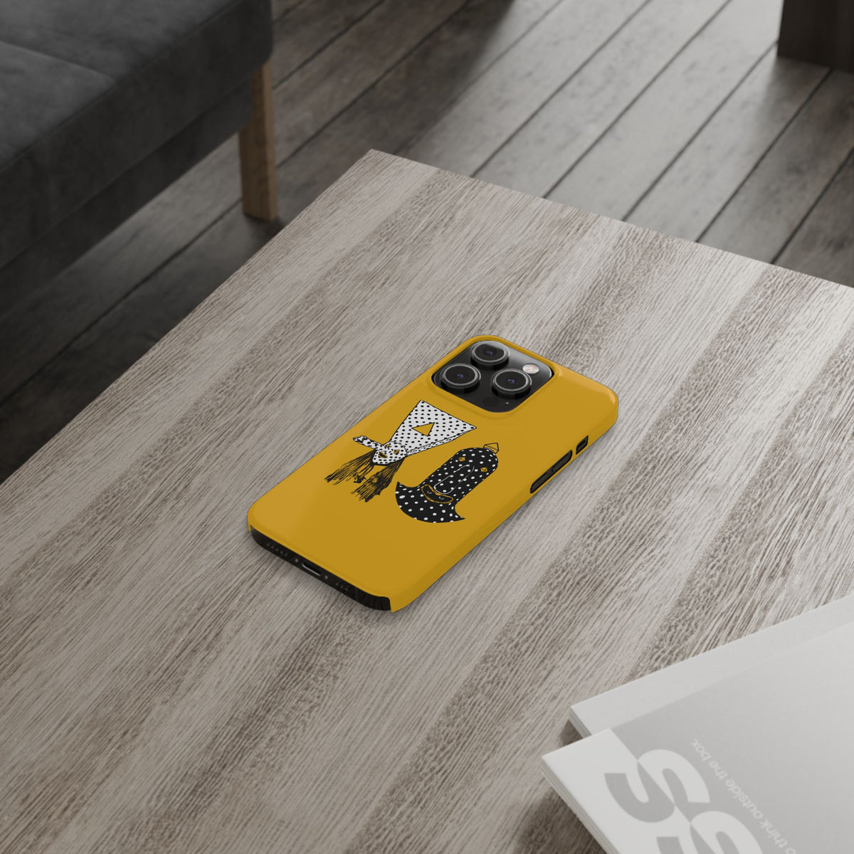 Angine de Poitrine Mustard Hamsa Slim Phone Case