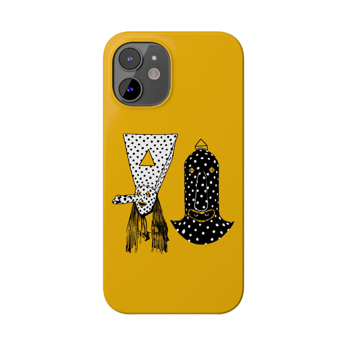 Angine de Poitrine Mustard Hamsa Slim Phone Case