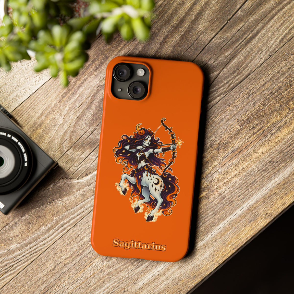 Sagittarius Centaur Slim Phone Case — Zodiac Archer Astrology Design
