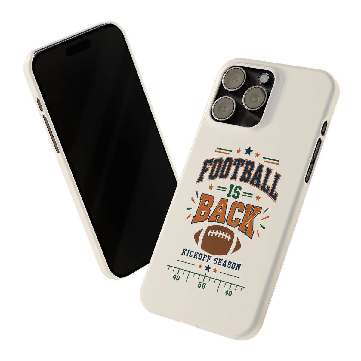 Football Is Back Slim Phone Case — NFL Kickoff Season Protective Cover