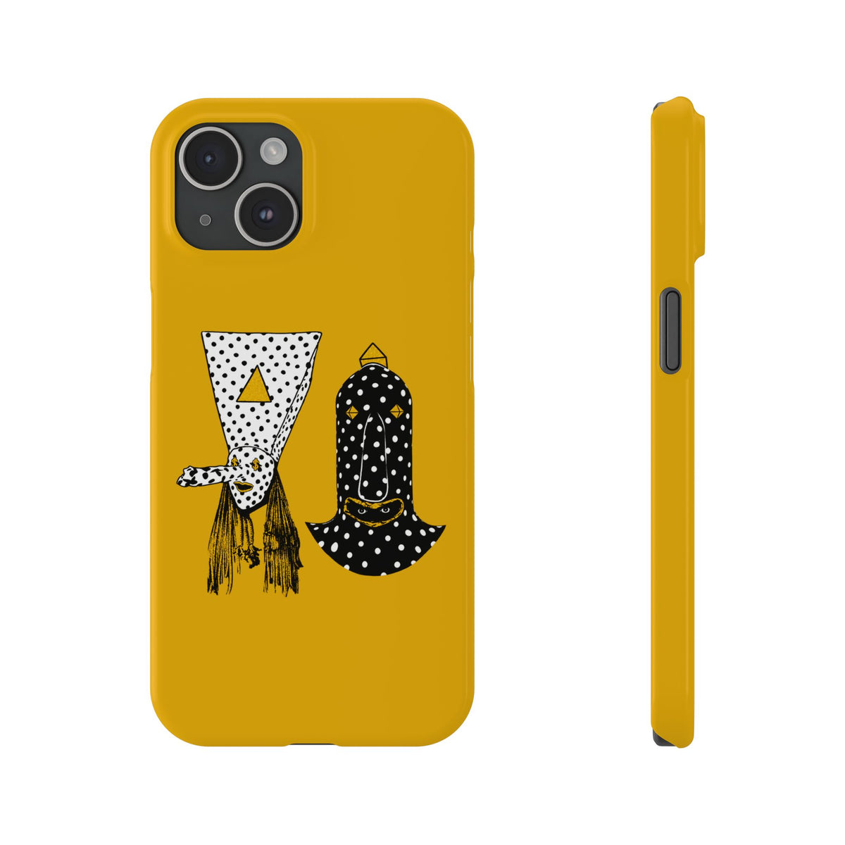 Angine de Poitrine Mustard Hamsa Slim Phone Case
