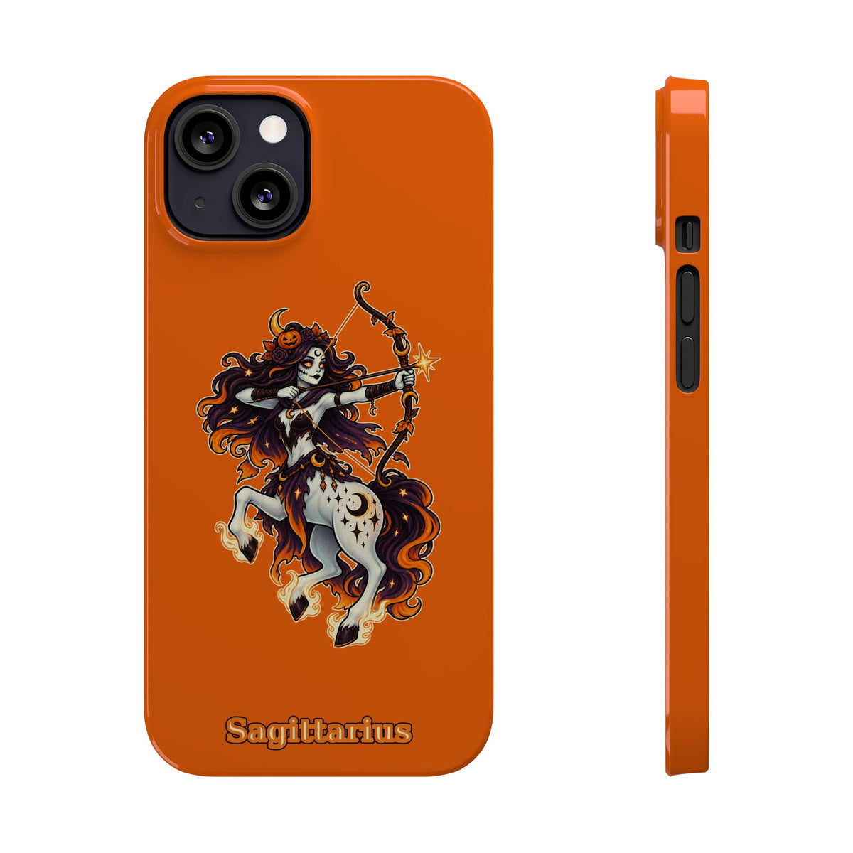 Sagittarius Centaur Slim Phone Case — Zodiac Archer Astrology Design