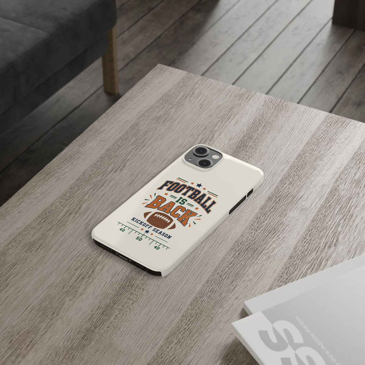 Football Is Back Slim Phone Case — NFL Kickoff Season Protective Cover