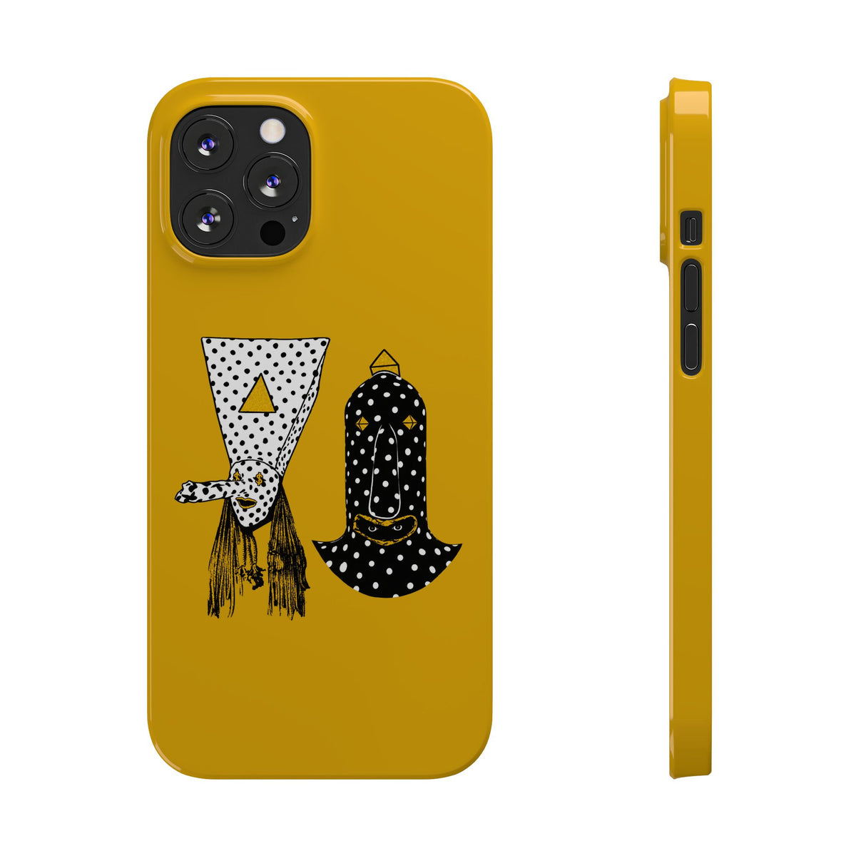 Angine de Poitrine Mustard Hamsa Slim Phone Case
