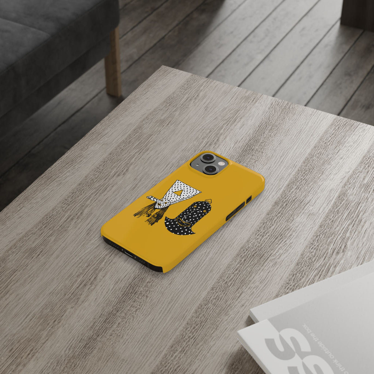 Angine de Poitrine Mustard Hamsa Slim Phone Case