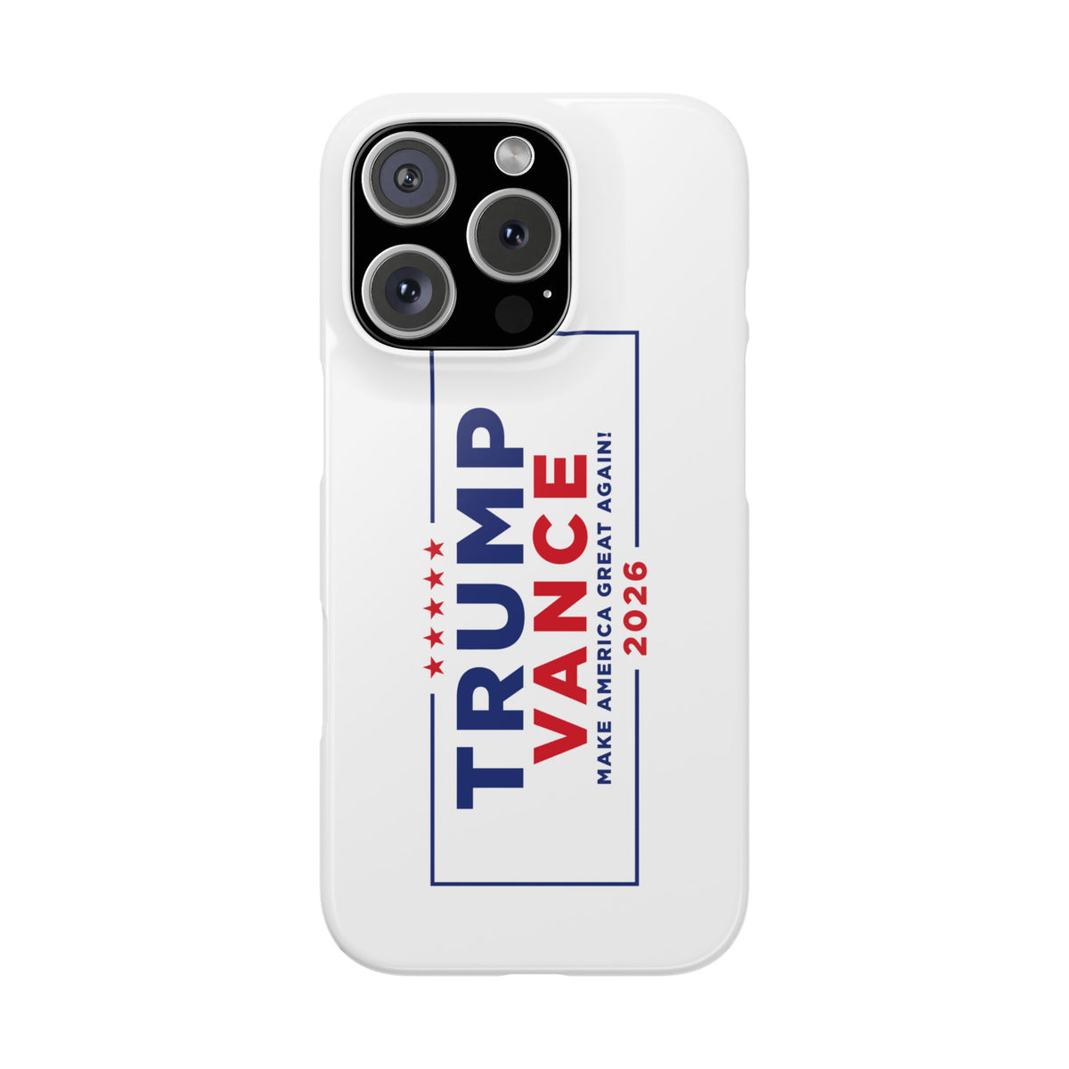 Slim Phone Case — Patriotic 2026 Vance & Donald Trump “Make America Great Again”