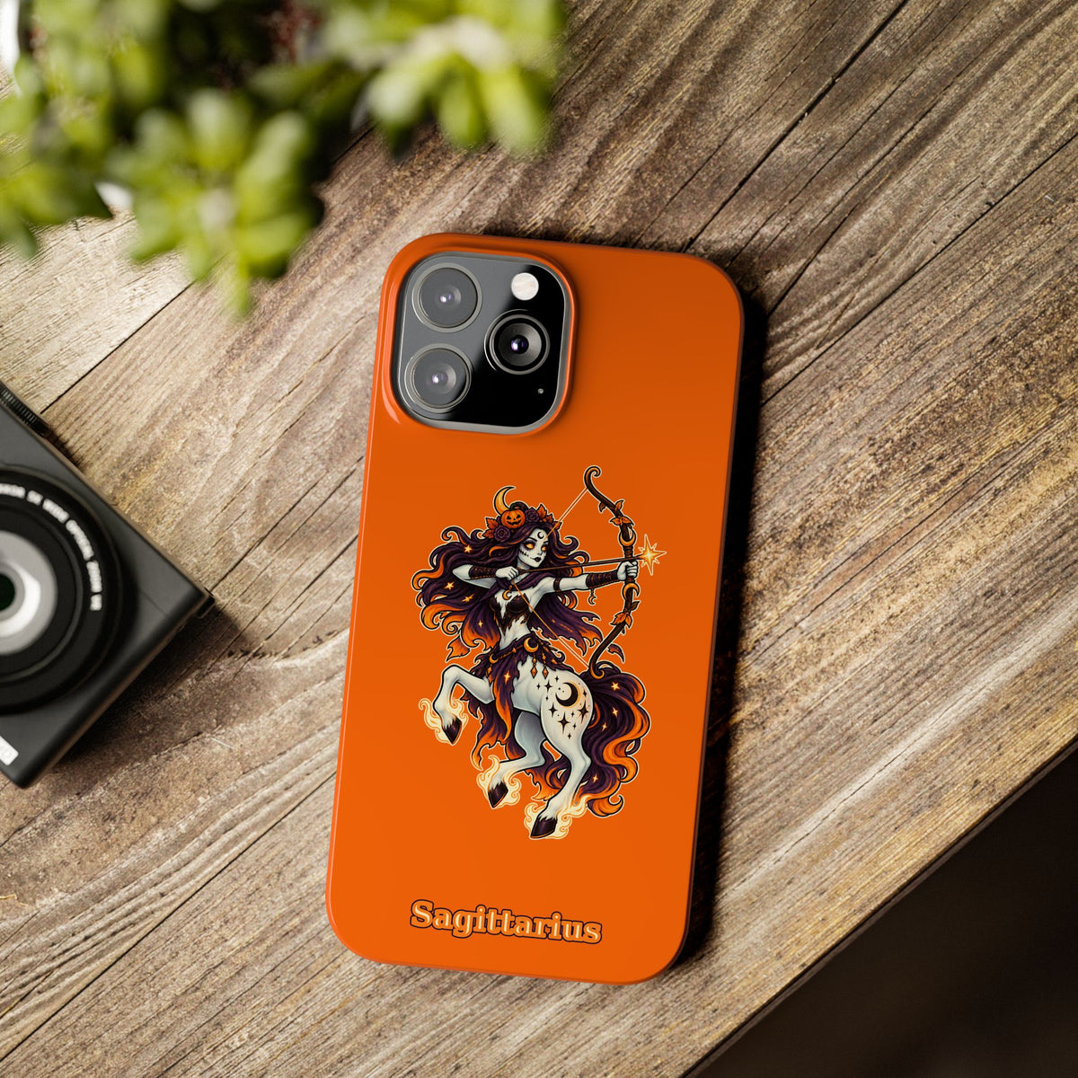 Sagittarius Centaur Slim Phone Case — Zodiac Archer Astrology Design