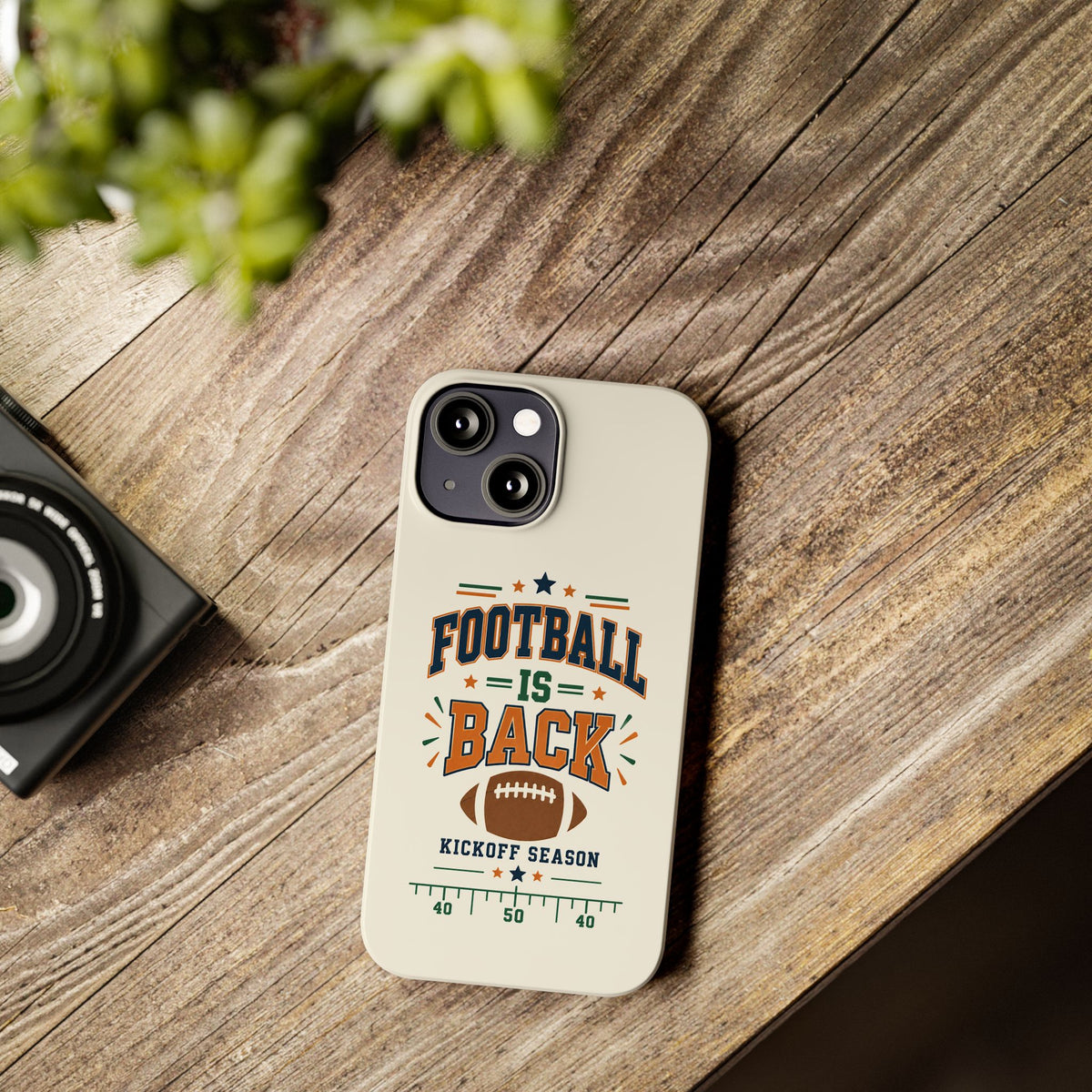 Football Is Back Slim Phone Case — NFL Kickoff Season Protective Cover