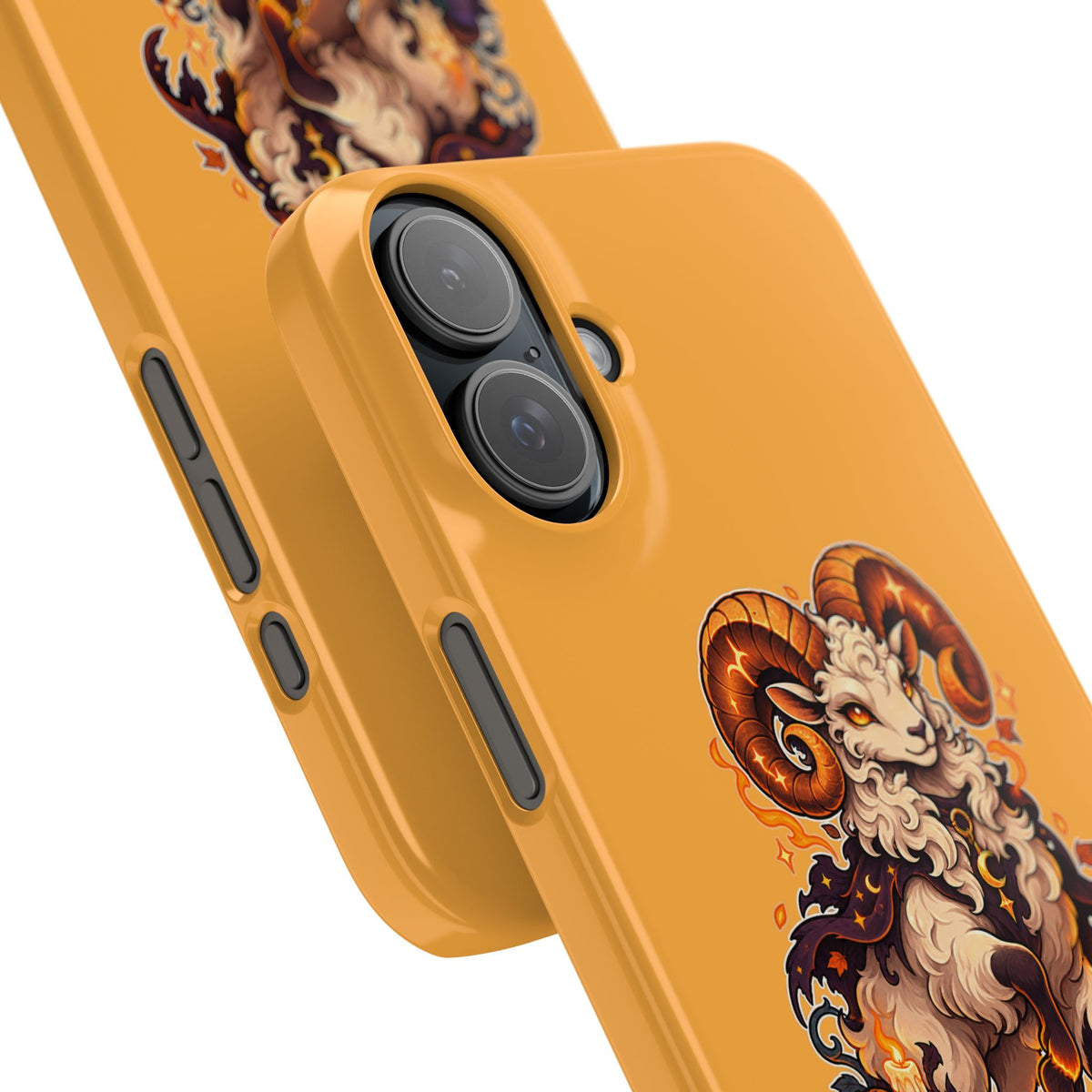 Aries Halloween Slim Phone Case — Ram Pumpkin Zodiac Phone Case