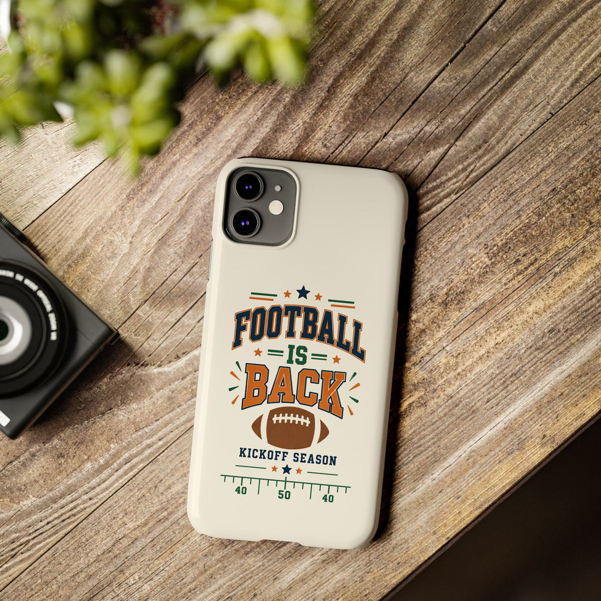 Football Is Back Slim Phone Case — NFL Kickoff Season Protective Cover