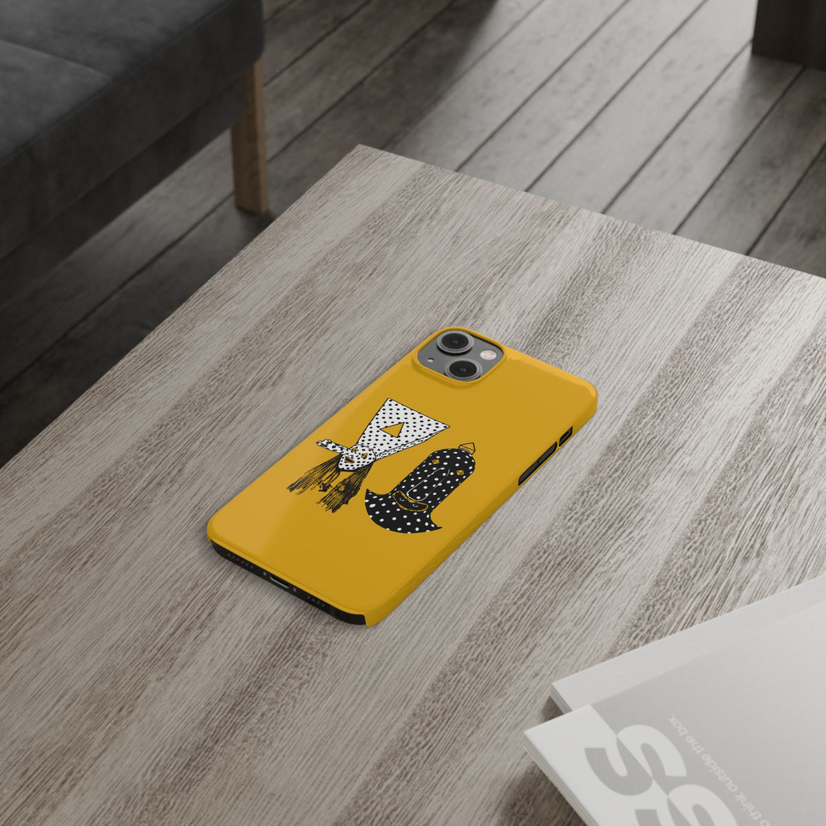 Angine de Poitrine Mustard Hamsa Slim Phone Case