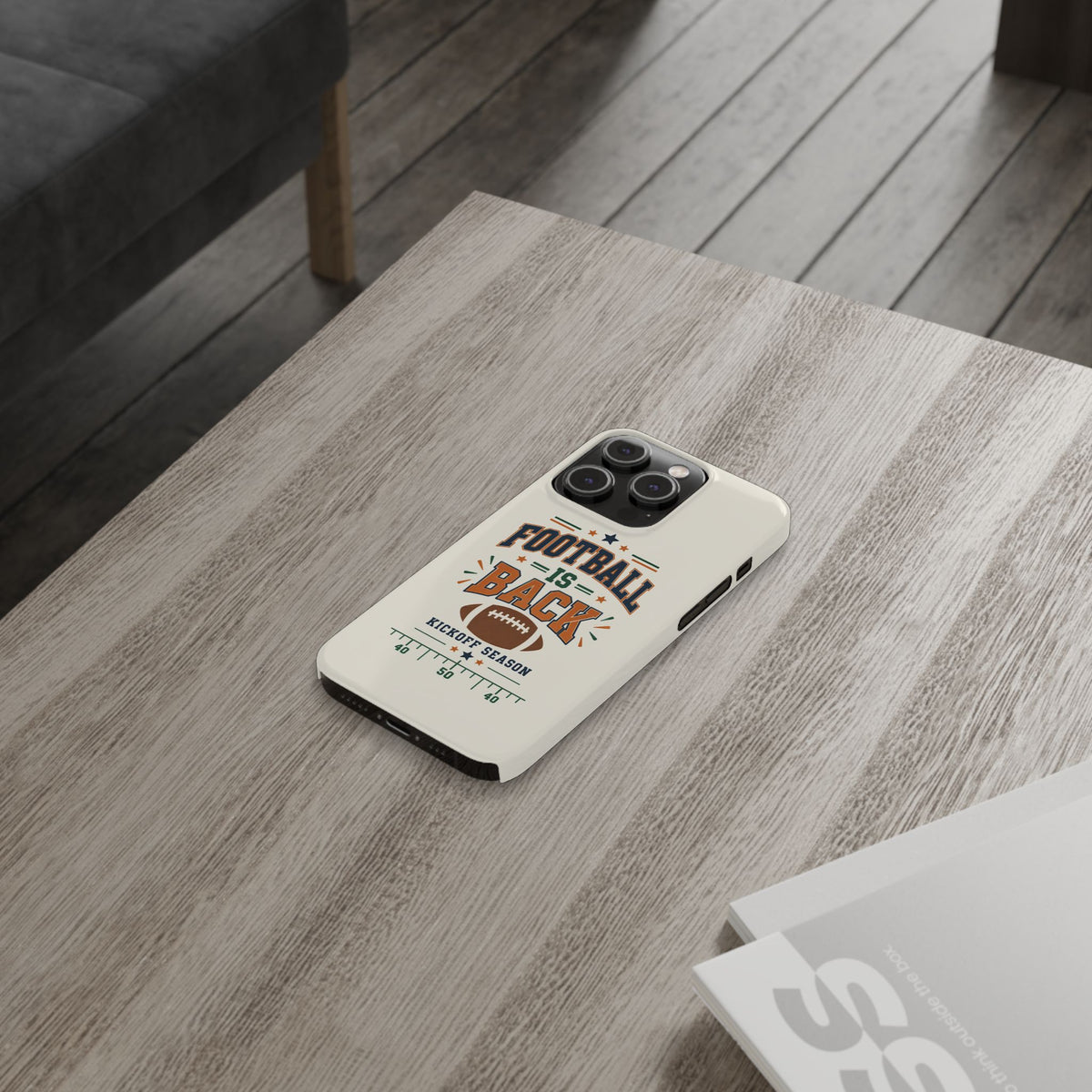 Football Is Back Slim Phone Case — NFL Kickoff Season Protective Cover