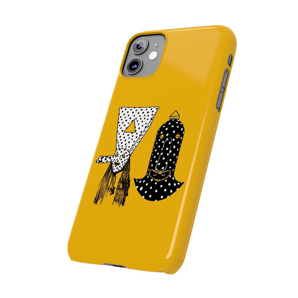 Angine de Poitrine Mustard Hamsa Slim Phone Case