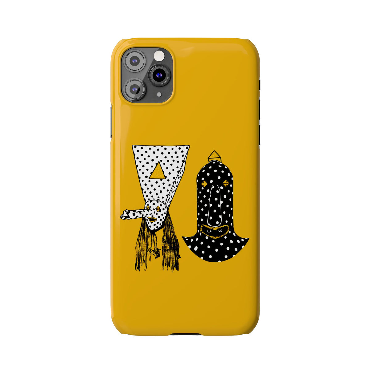 Angine de Poitrine Mustard Hamsa Slim Phone Case