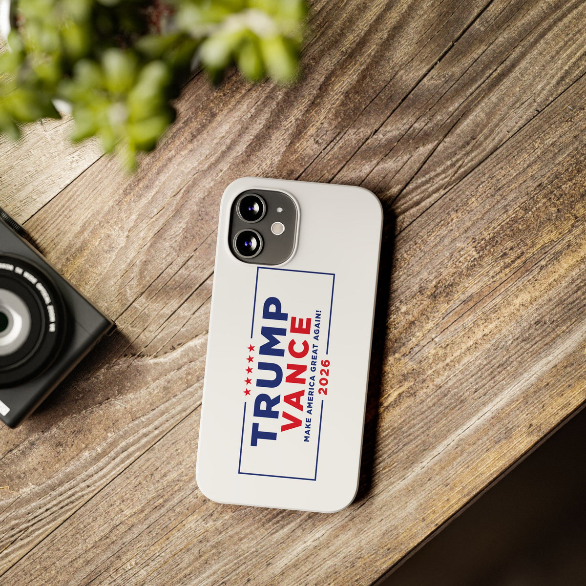Slim Phone Case — Patriotic 2026 Vance & Donald Trump “Make America Great Again”