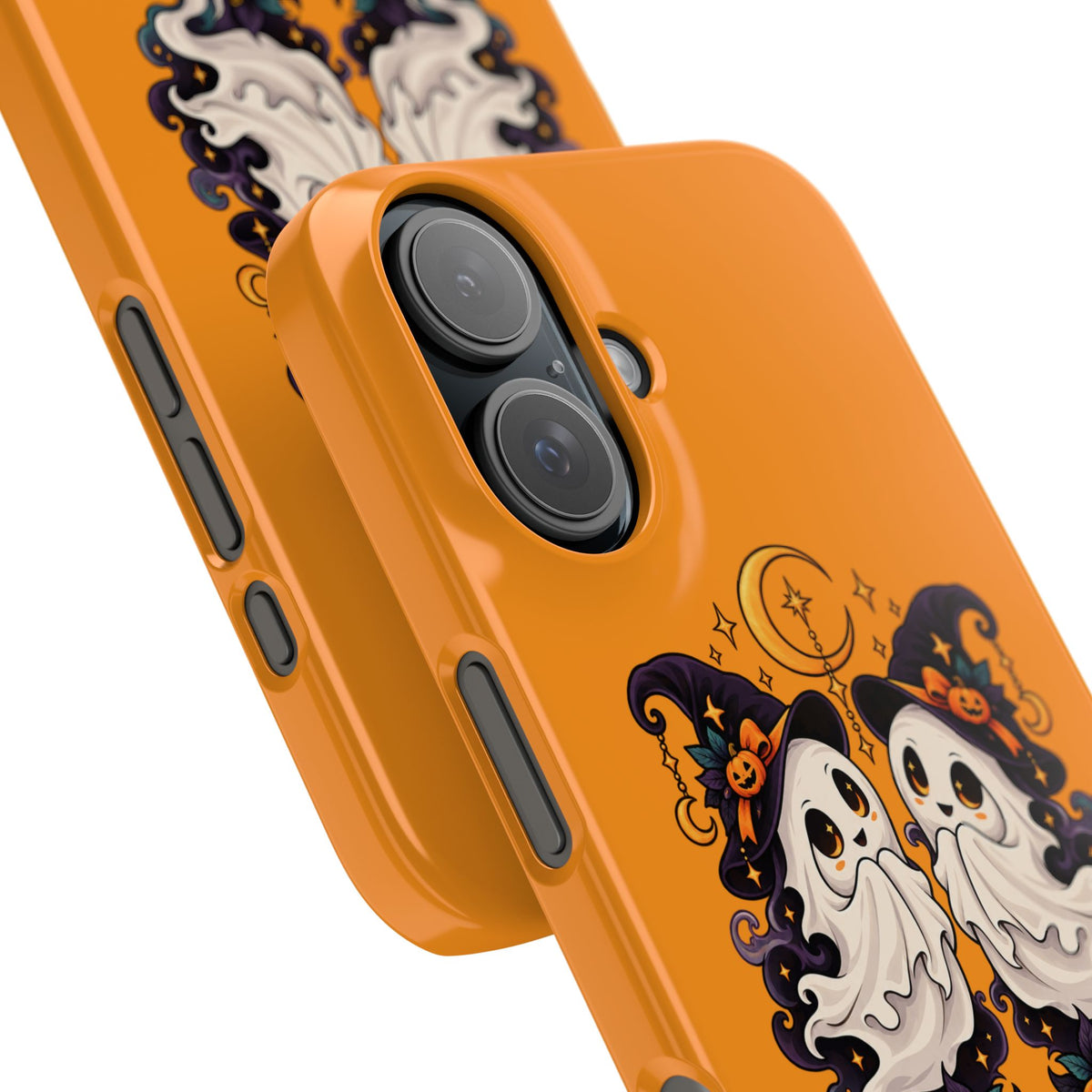 Gemini Halloween Slim Phone Case — Cute Twin Ghost Zodiac Design