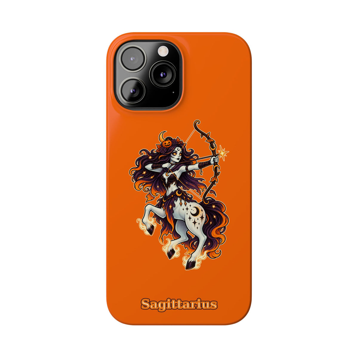 Sagittarius Centaur Slim Phone Case — Zodiac Archer Astrology Design