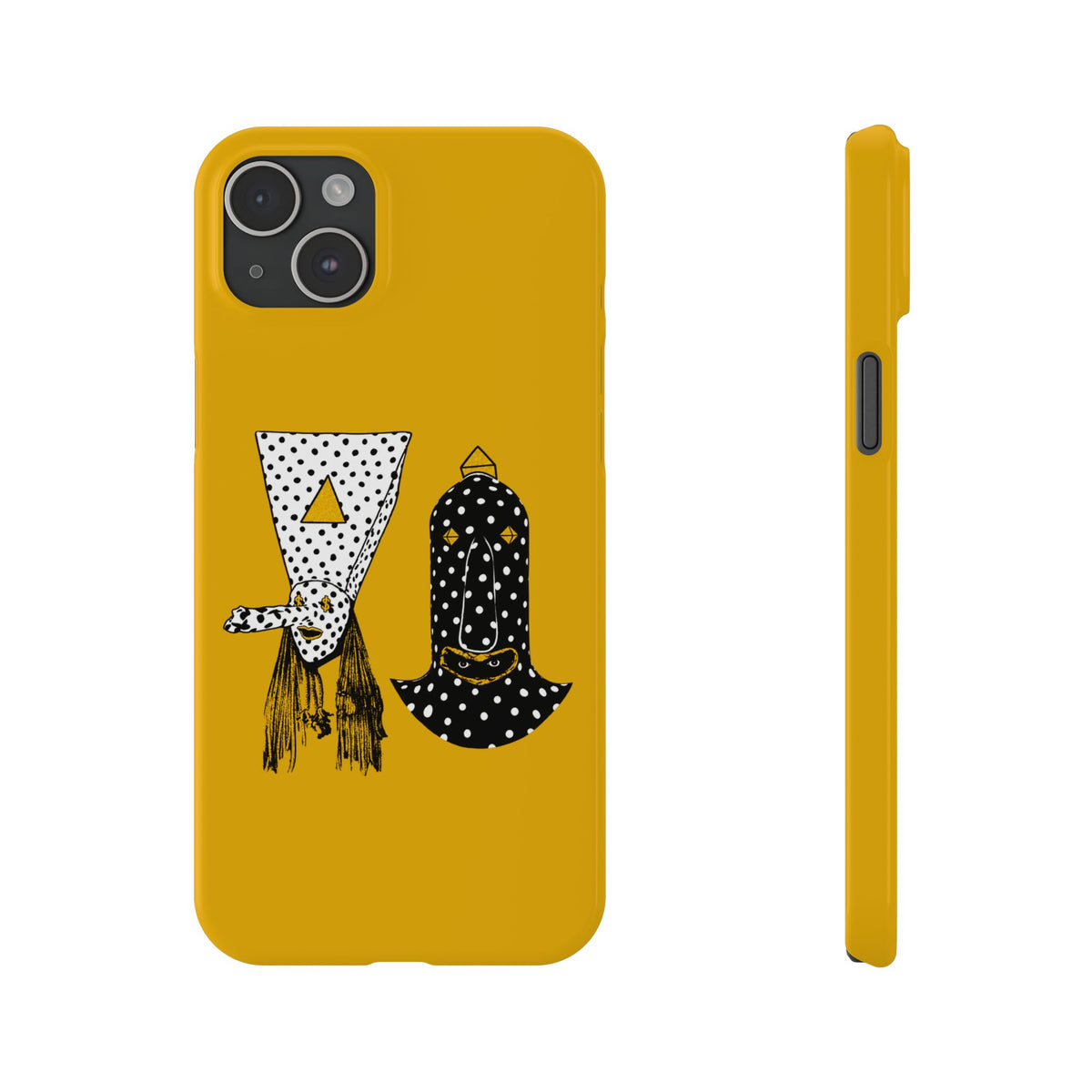Angine de Poitrine Mustard Hamsa Slim Phone Case