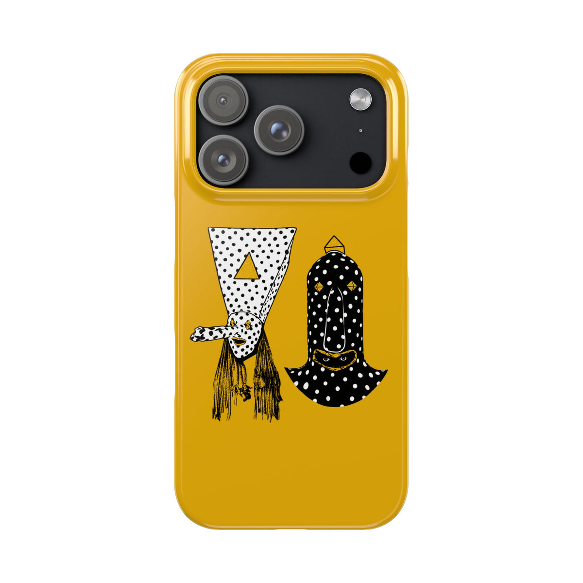 Angine de Poitrine Mustard Hamsa Slim Phone Case