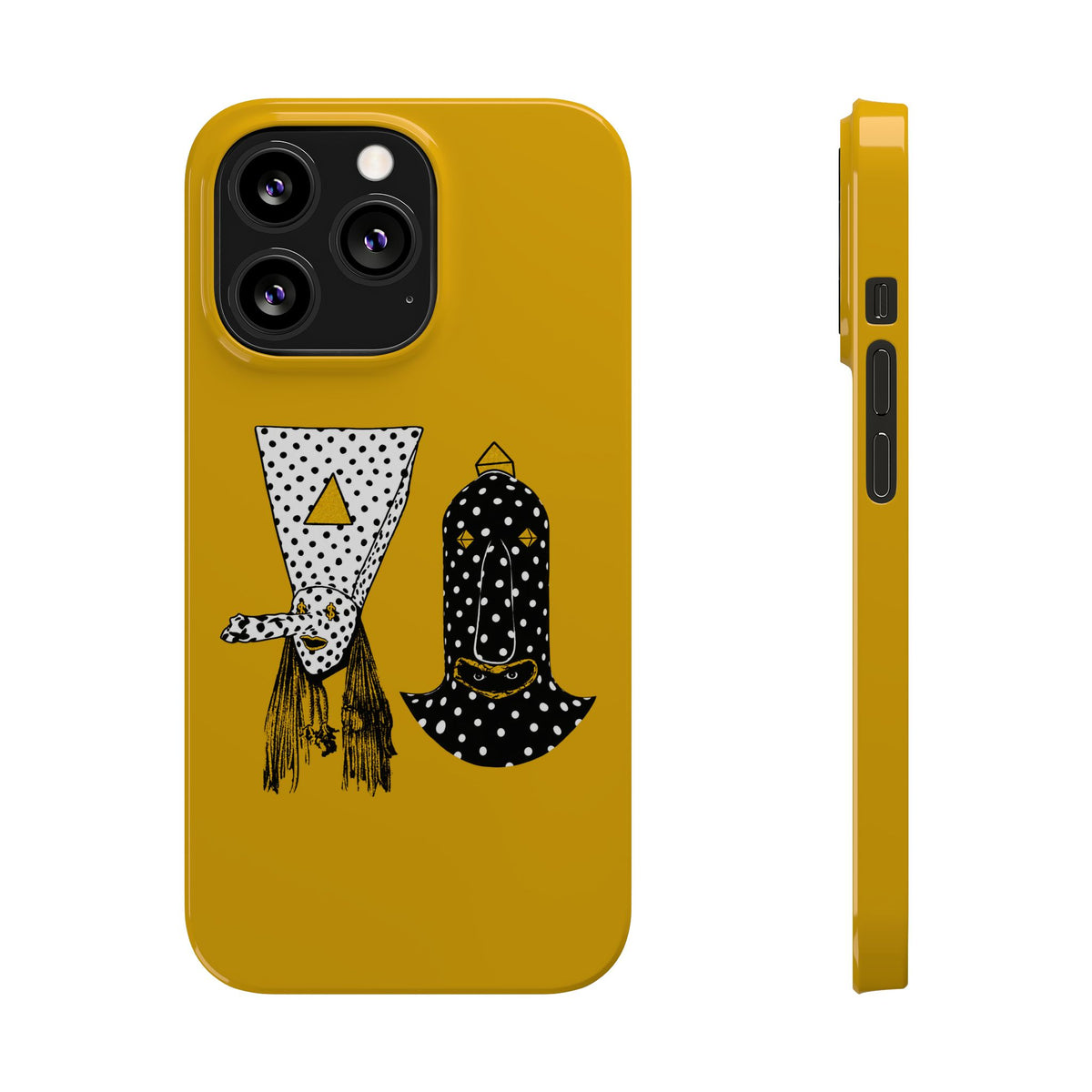 Angine de Poitrine Mustard Hamsa Slim Phone Case