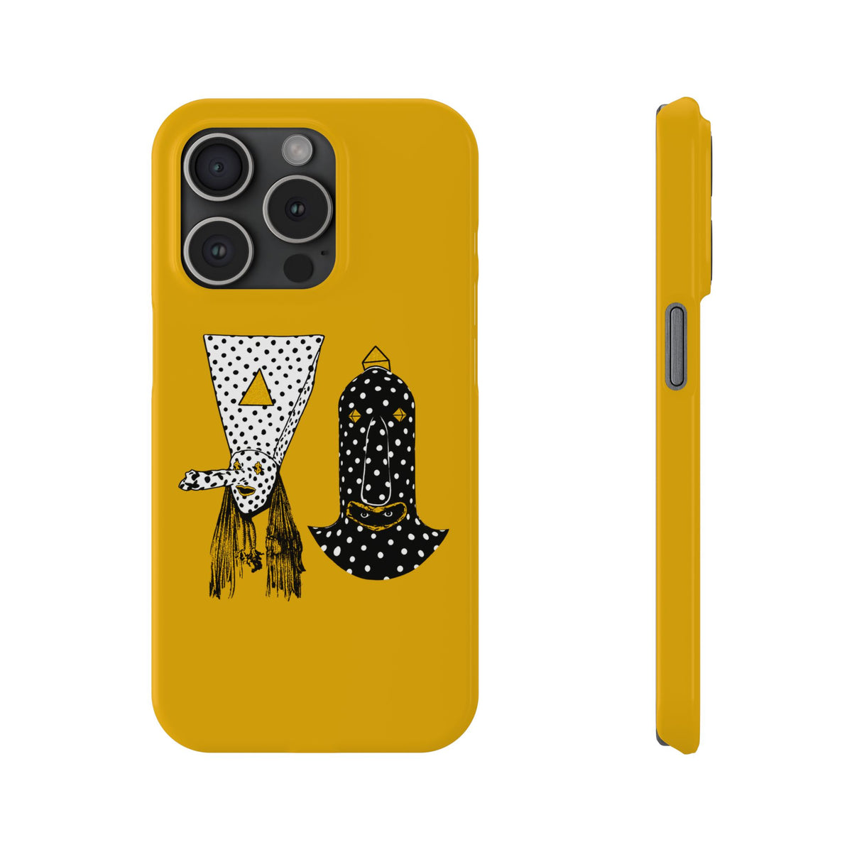 Angine de Poitrine Mustard Hamsa Slim Phone Case