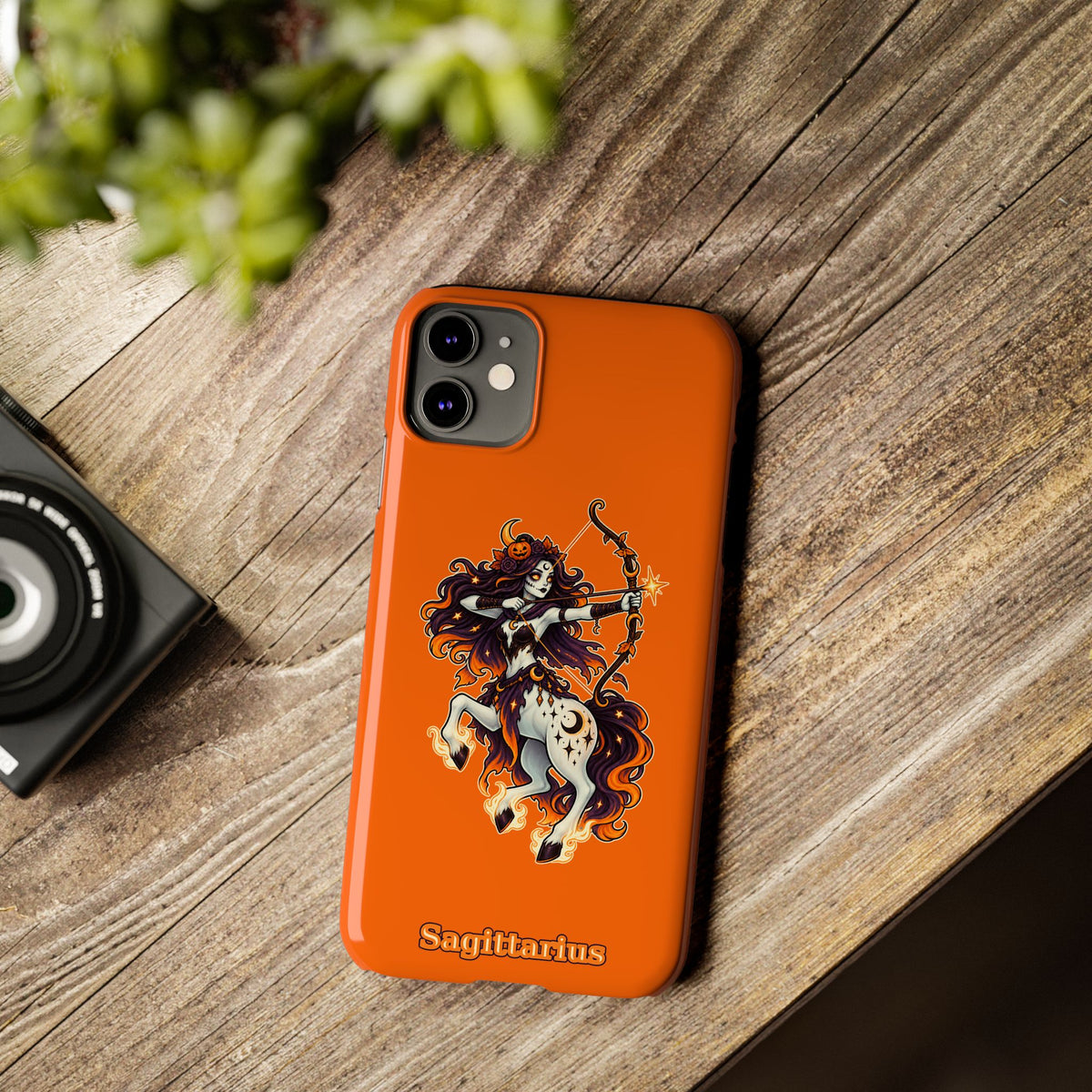 Sagittarius Centaur Slim Phone Case — Zodiac Archer Astrology Design