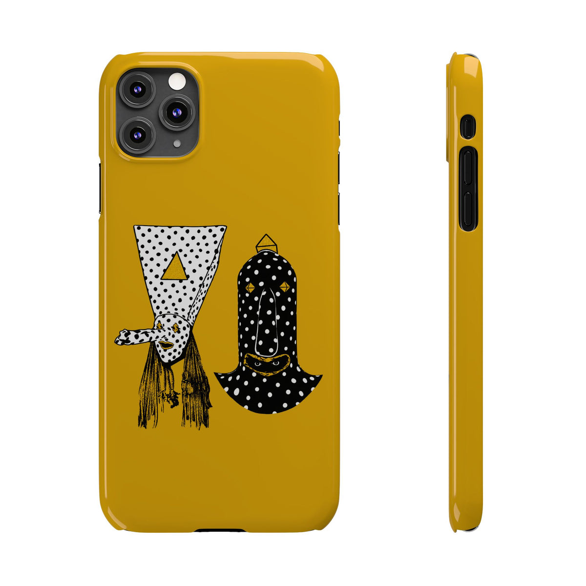 Angine de Poitrine Mustard Hamsa Slim Phone Case
