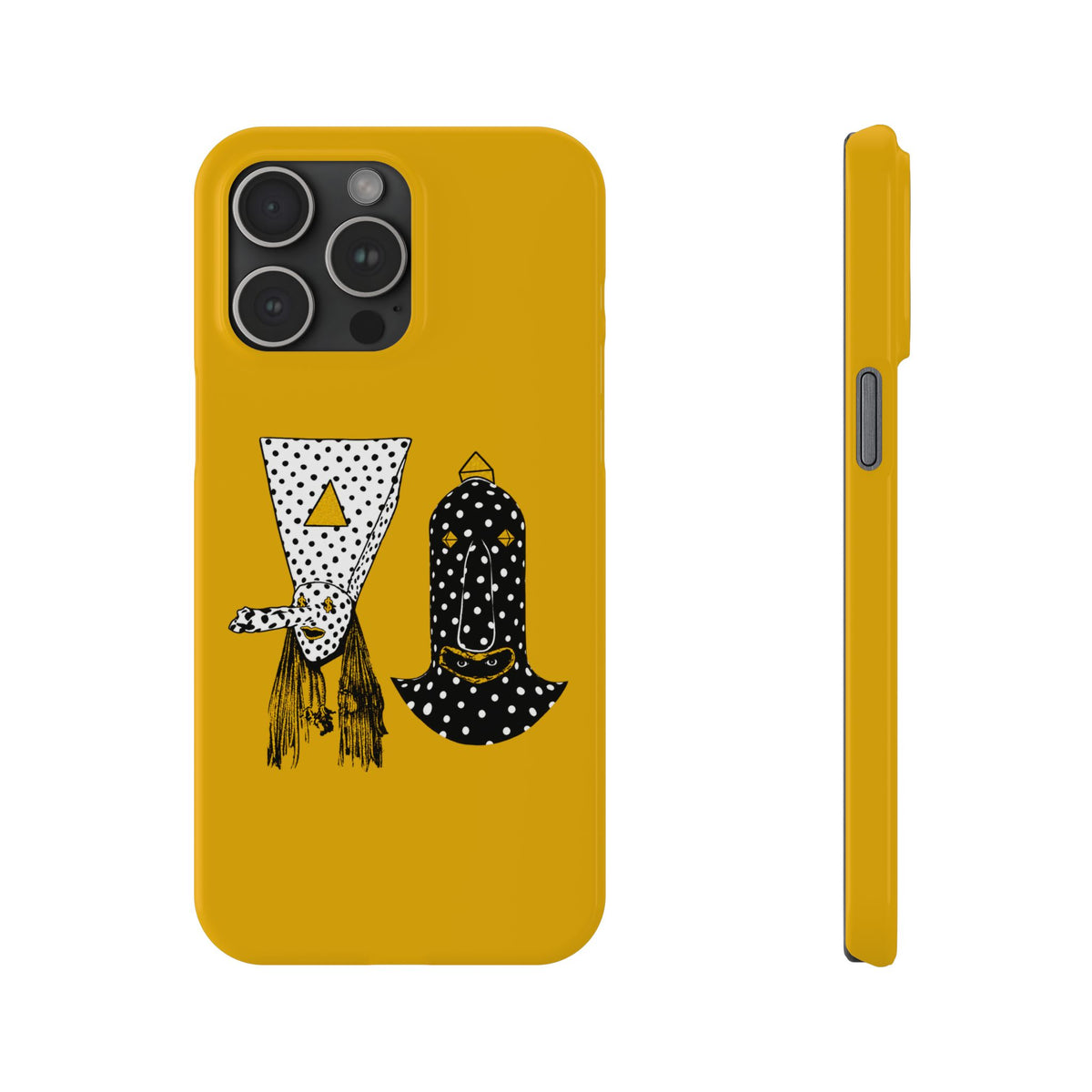 Angine de Poitrine Mustard Hamsa Slim Phone Case