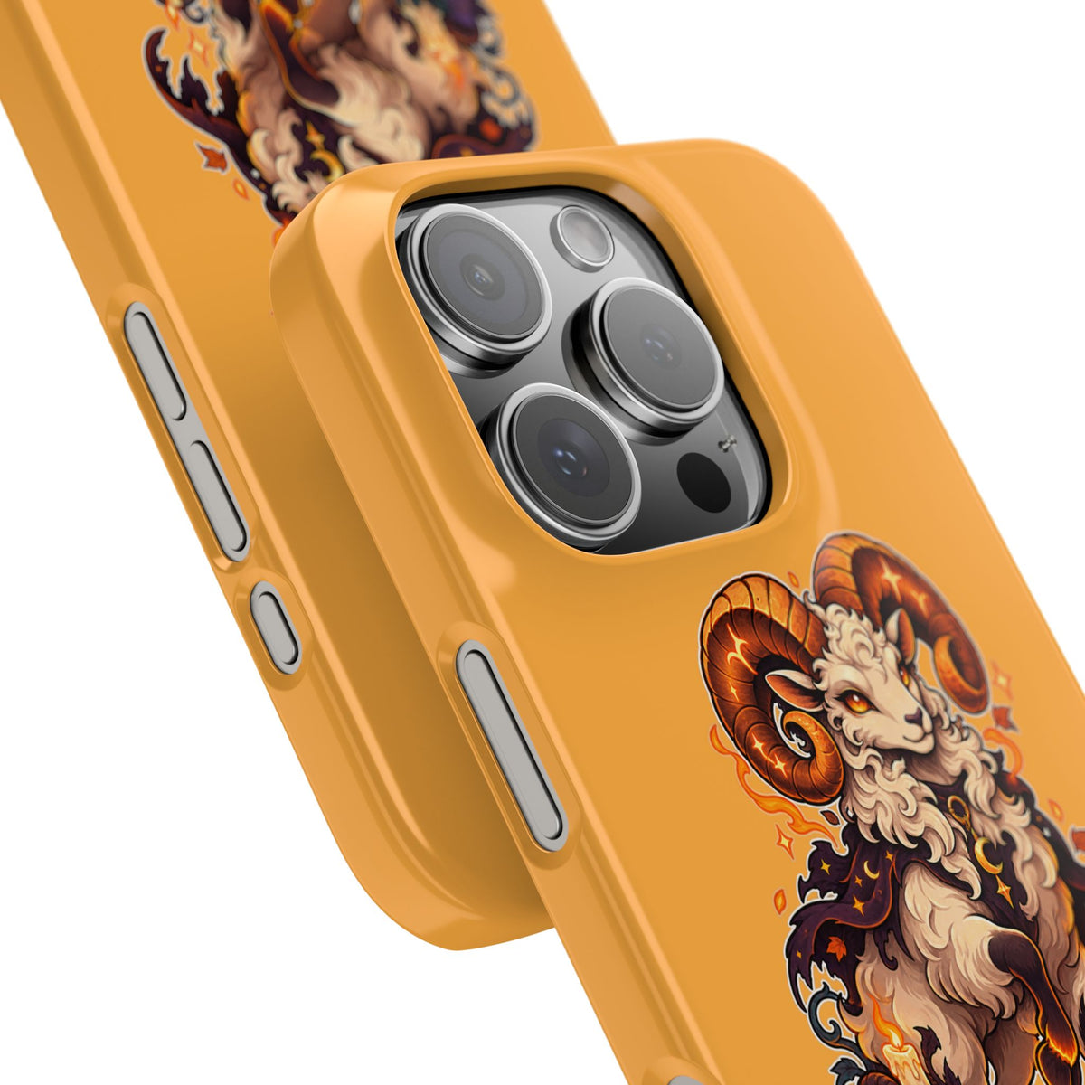 Aries Halloween Slim Phone Case — Ram Pumpkin Zodiac Phone Case