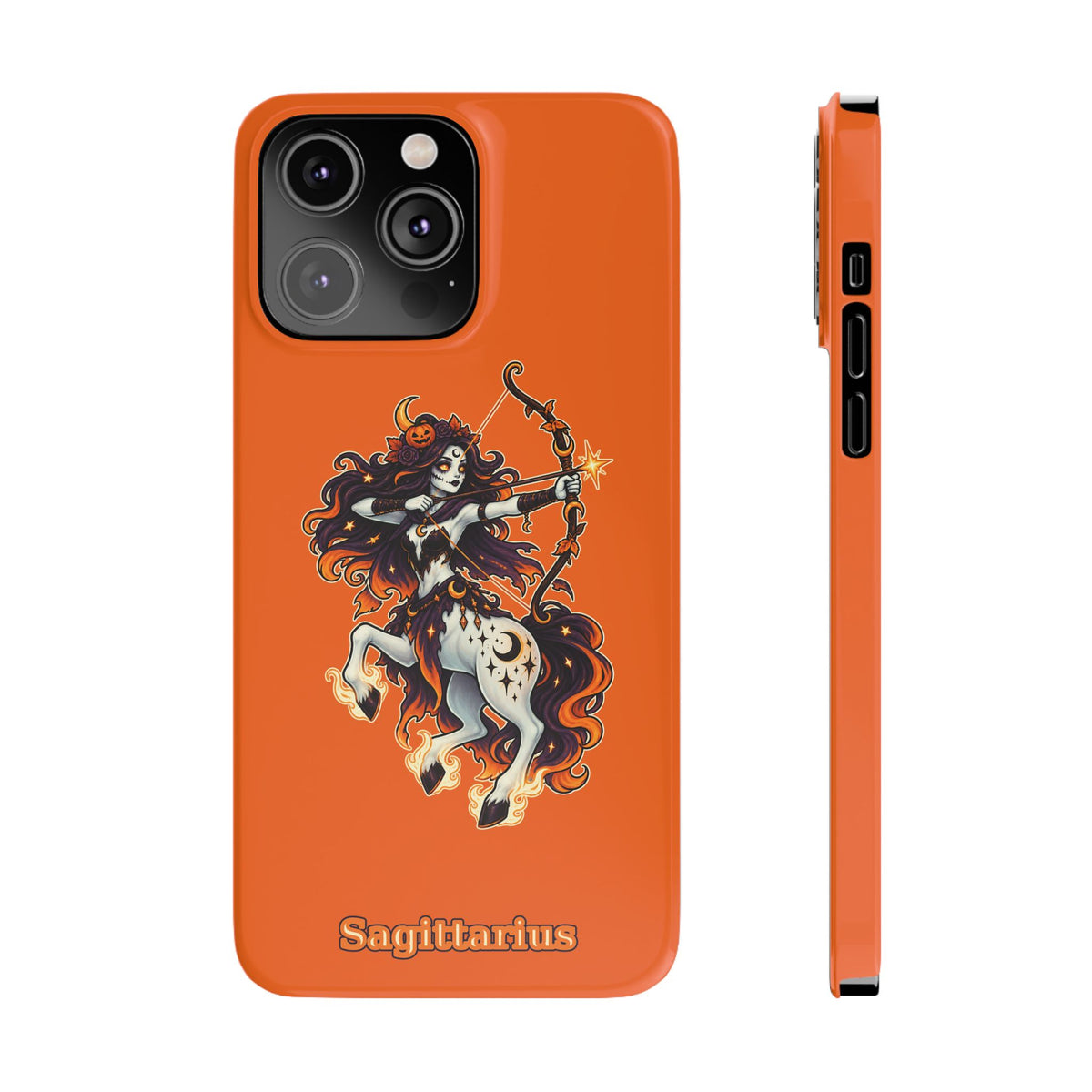 Sagittarius Centaur Slim Phone Case — Zodiac Archer Astrology Design