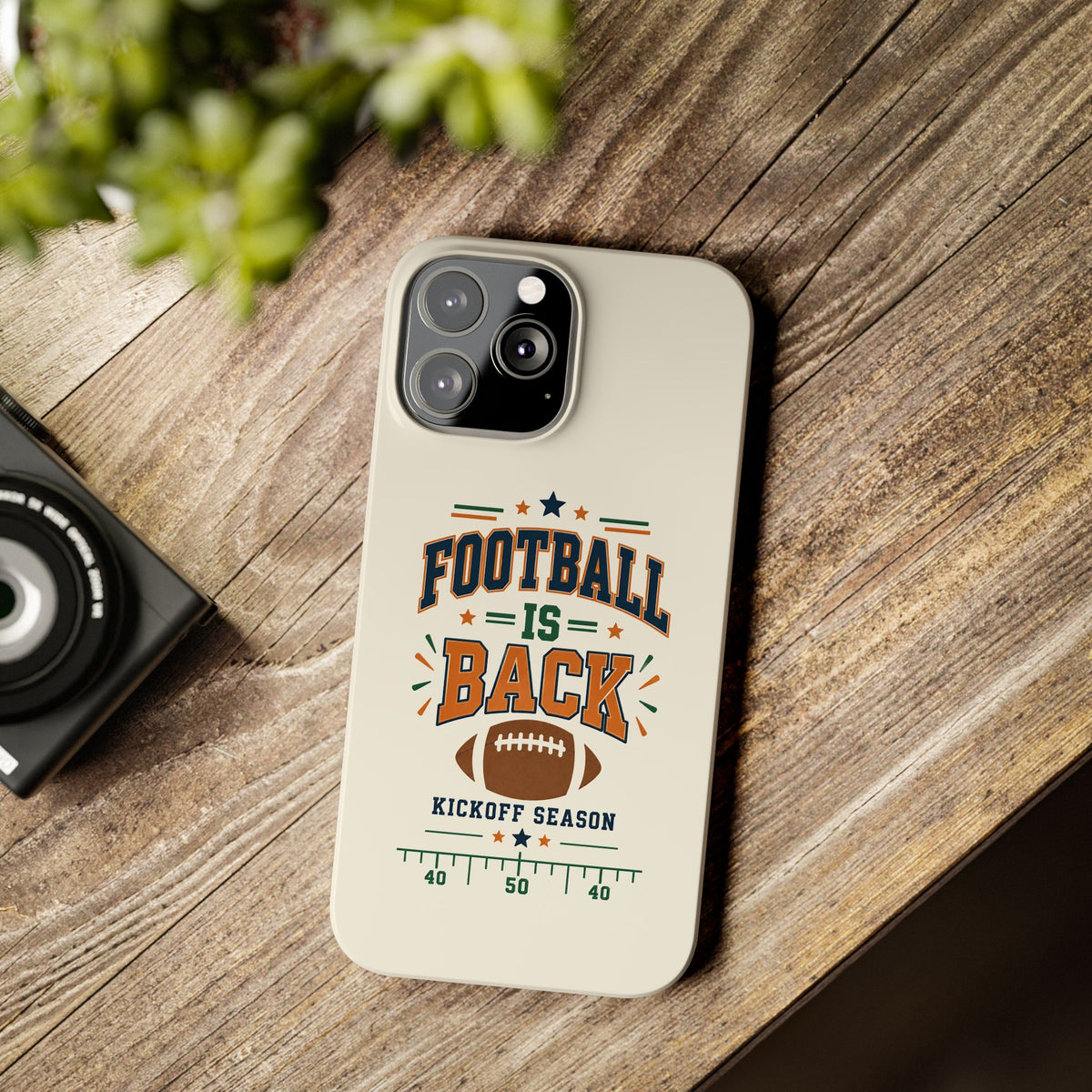 Football Is Back Slim Phone Case — NFL Kickoff Season Protective Cover