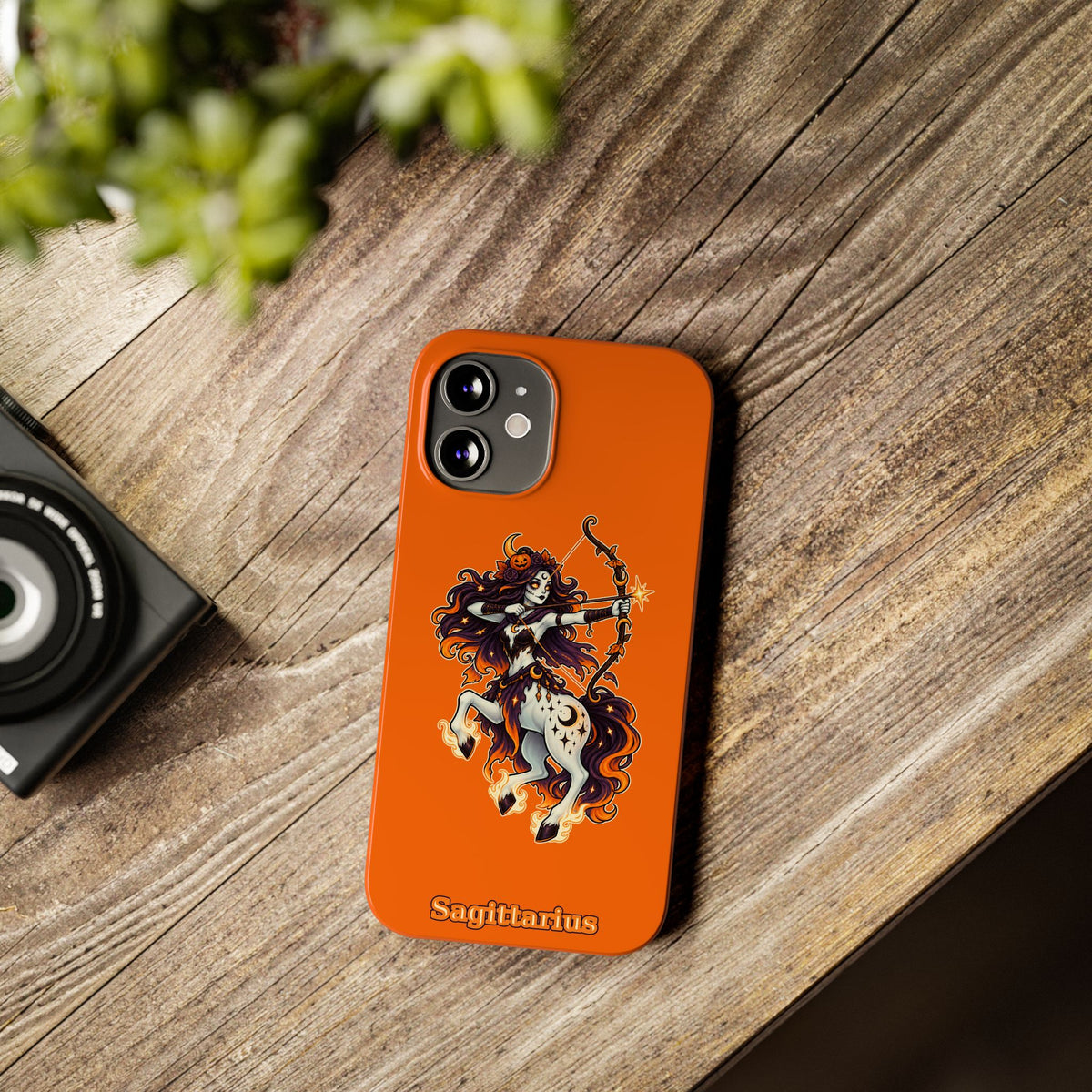 Sagittarius Centaur Slim Phone Case — Zodiac Archer Astrology Design