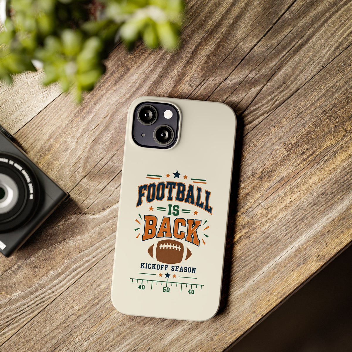 Football Is Back Slim Phone Case — NFL Kickoff Season Protective Cover