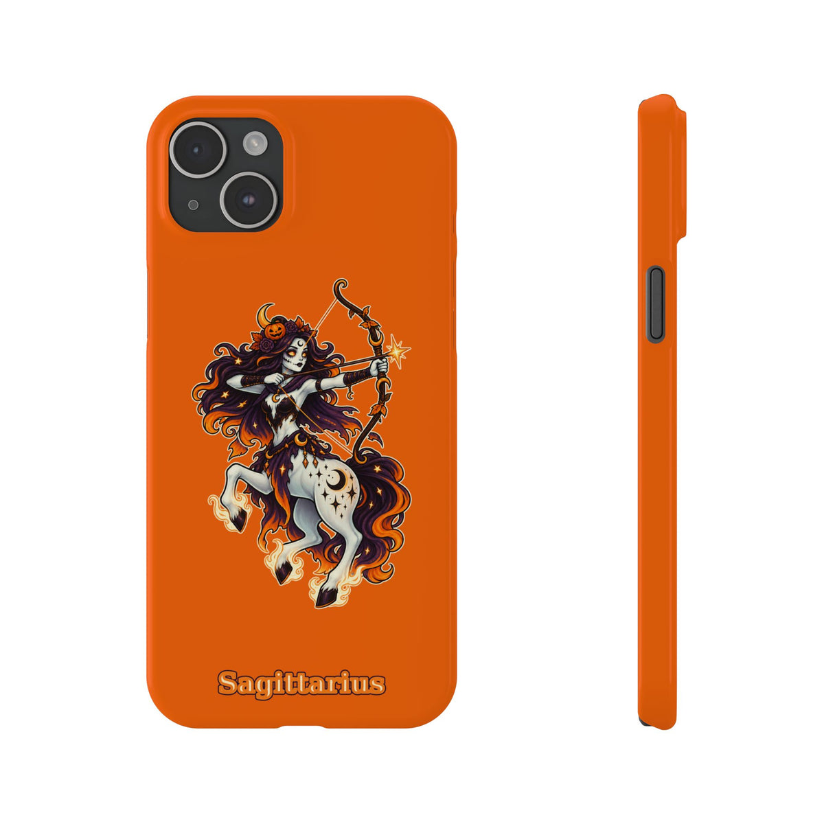 Sagittarius Centaur Slim Phone Case — Zodiac Archer Astrology Design