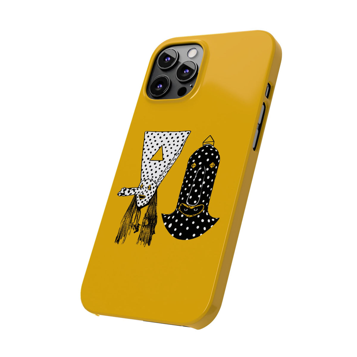 Angine de Poitrine Mustard Hamsa Slim Phone Case