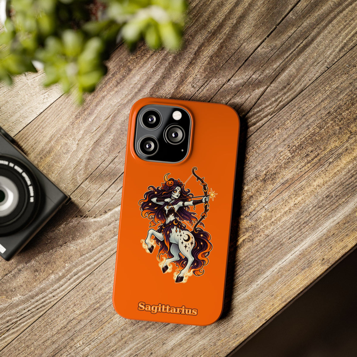 Sagittarius Centaur Slim Phone Case — Zodiac Archer Astrology Design